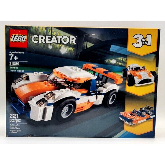 LEGO CREATOR SUNSET TRACK RACER 31089 NEW & SEALED 3 IN 1 LEGO SET 221 PCS - Picture 1 of 4